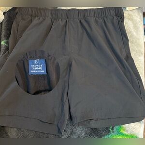 A short,underwear for men,a black nike sweater was used for work
